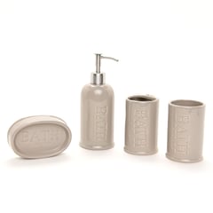 MICA - Set Accesorios de Baño Gris