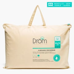 DROM - Almohada en Memory Foam, Firme 50 X 70 cm Viscodream