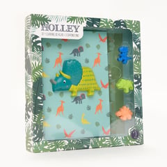 HOLLEY SKOOL - Kit de dibujo escolar Cuaderno y Crayolas 4 Piezas