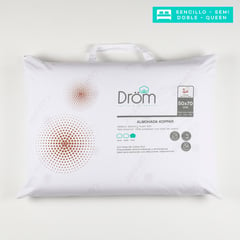 DROM - Almohada en Memory Foam, Firme 50 X 70 cm Koppar