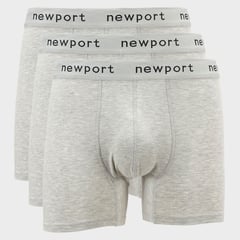 NEWBOAT - Boxers para Hombre Pack de 3 de Algodón