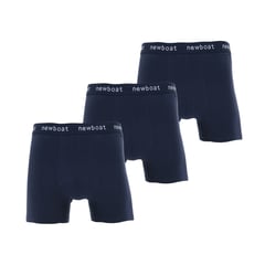 NEWBOAT - Boxers para Hombre Pack de 3 de Algodón