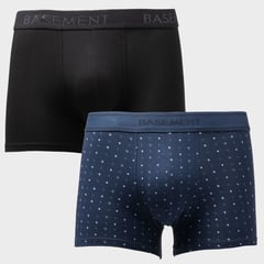 BASEMENT - Boxers para Hombre Pack de 2 de Algodón