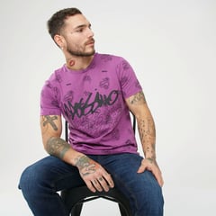 MOSSIMO - Camiseta para Hombre Manga corta con Estampado