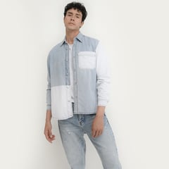 DENIMLAB - Camisa de jean para Hombre Regular