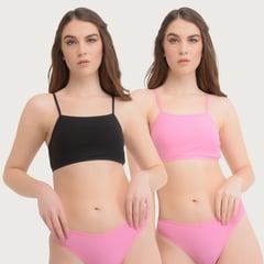 DAHLA - Bralette Pack de 2  Sin copa Sin varilla