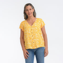 NEWPORT - Blusa para Mujer Manga corta Ecovero Newboat