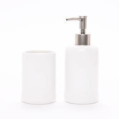 MICA - Set Accesorio de baño White Ceramic