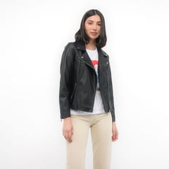 UNIVERSITY CLUB - Chaqueta para Mujer Tipo biker