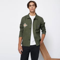 DOO AUSTRALIA - Chaqueta para Hombre de Algodón