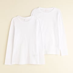 YAMP - Pack de 2 camisetas blancas para niño Yamp