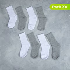 YAMP - Pack de 8 pares de medias para niño