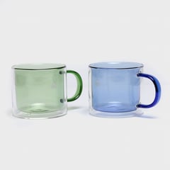 BENETTON - Mug Vidrio 8.5 x 7.5 cm