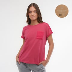 UNIVERSITY CLUB - Camiseta de Pijama para Mujer Corta Manga corta de Algodón