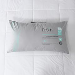 DROM - Almohada de Microfibra, Firmeza Suave 50 X 90 cm Sova Dobby