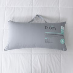 DROM - Almohada Set X2 en Microfibra Hipoalergénico, Firmeza Suave 50 X 90 cm