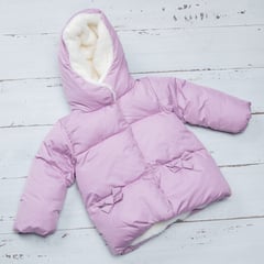 YAMP - Chaqueta acolchada estampada con capucha para Bebe niña