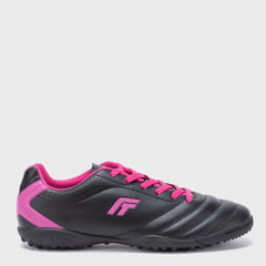 FRATTA - Guayos Para Cancha Sintética - Zapatilla De Fútbol Con Suela De Torretines, Color Negro De Hombre Con Cordones