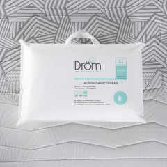 DROM - Almohada en Memory Foam, Firme 40 X 60 cm Viscodream