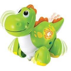 WINFUN - Dinosaurio Rex Camina Conmigo, tiene Luces y Sonidos. Incluye Control