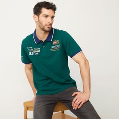 UNIVERSITY CLUB - Camiseta polo para Hombre Manga corta con Logo