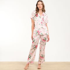 SOUTHLAND - Pijama completa con pantalón para Mujer Larga Manga corta