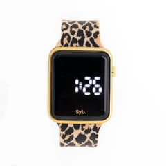 SYBILLA - Reloj Digital para mujer Leopard