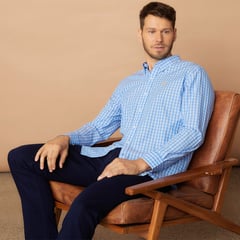 LA MARTINA - Camisa para Hombre Manga larga