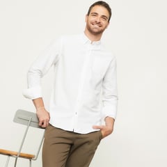 NEWBOAT - Camisa para Hombre Manga larga