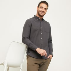 NEWBOAT - Camisa para Hombre Manga larga