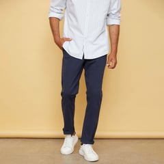 CASCAIS - Pantalón Chino Hombre Slim de Algodón