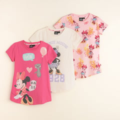 MINNIE - Camiseta Para Niña En Algodón