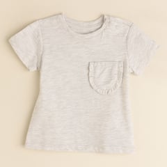 YAMP - Camiseta para Bebé niña en Algodón