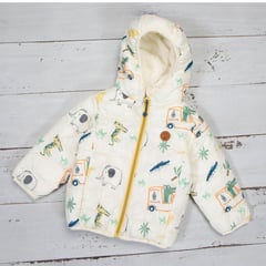 YAMP - Chaqueta para Bebé niño con Estampado con capucha