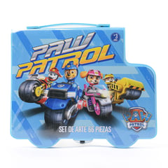 PAW PATROL - Kit de dibujo escolar Paw Patrol 66 Piezas