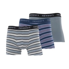 NEWBOAT - Boxers para Hombre Pack de 3