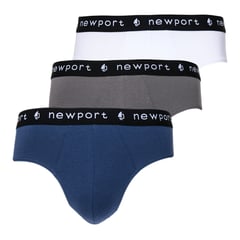 NEWPORT - Pack Slips Para Hombre Pack De 3 Newboat