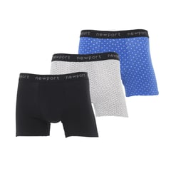 NEWPORT - Boxers para Hombre Pack de 3 Newboat