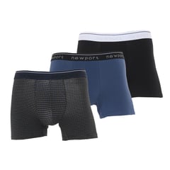 NEWPORT - Boxers para Hombre Pack de 3 Newboat