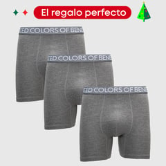 BENETTON - Boxers para Hombre Pack de 3