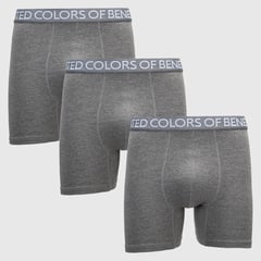 BENETTON - Boxers Para Hombre Pack De 3