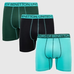 BENETTON - Boxers Hombre Pack de 3 Algodón