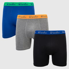 BENETTON - Boxers Hombre Pack de 3 Algodón