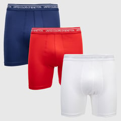 BENETTON - Pack boxer Hombre Pack de 3