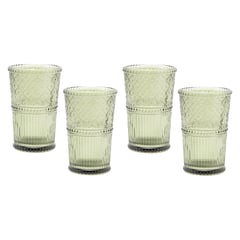 ROBERTA - Vaso alto Vidrio 4 Piezas 360 ml