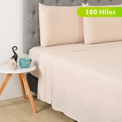 MICA - Sábanas de Algodón 180 Hilos Suave . Juegos de Sábanas Estampadas para cama Sencillo, Doble, Queen y King