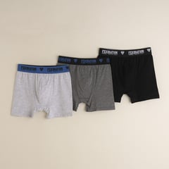 FEDERATION - Pack de 3 boxers para niño juvenil