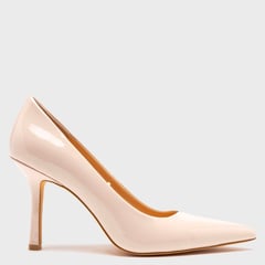 MOSSIMO - Tacones Mujer con tacón alto Descot moda Nude