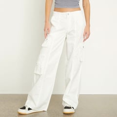 DENIMLAB - Pantalón Wide Leg para Mujer Tiro medio