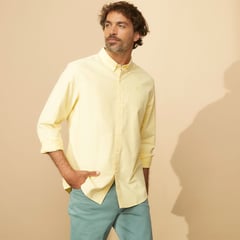 CASCAIS - Camisa para Hombre Manga larga Slim .